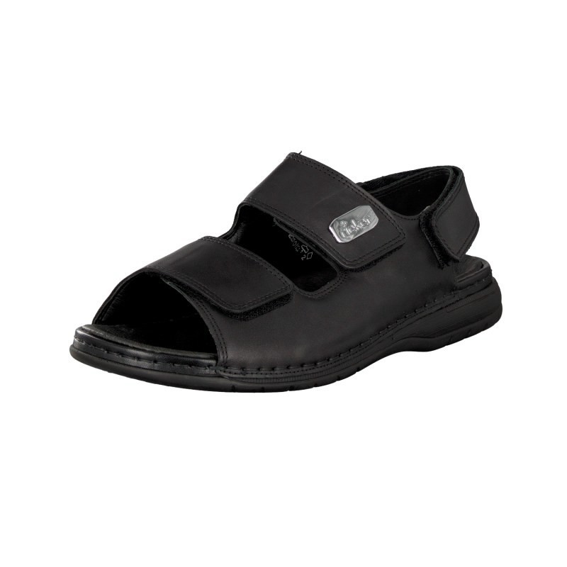 Panske Sandále Rieker 25550-00, Čierne